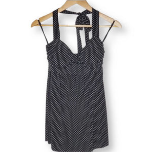 Charlotte Russe Padded Halter Top Black Small